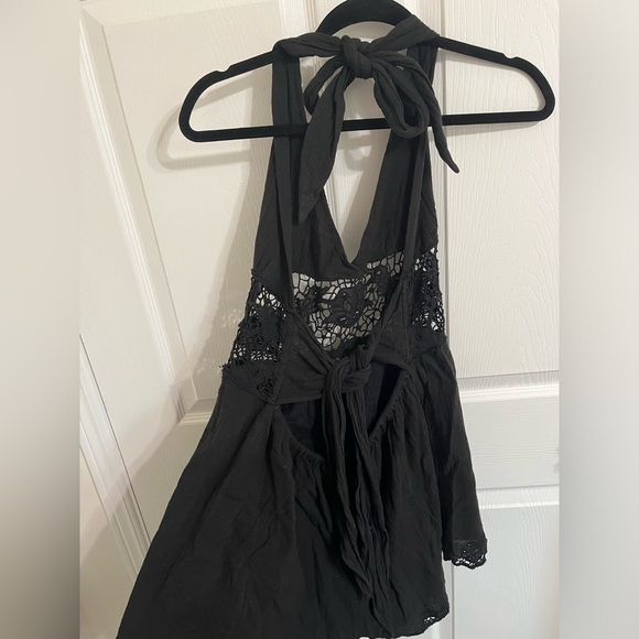 Free People Wide Leg Halter Romper - Picture 4 of 13